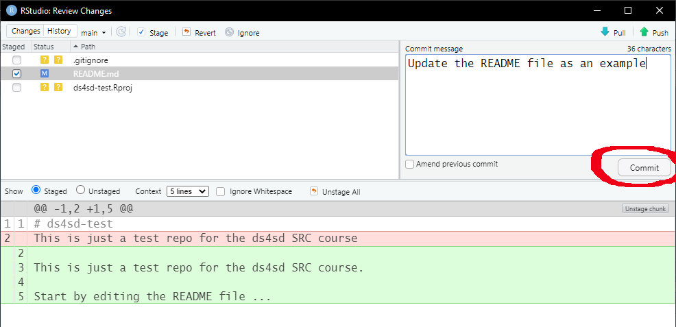 ds4sd PhD course - Reproducible Workflows